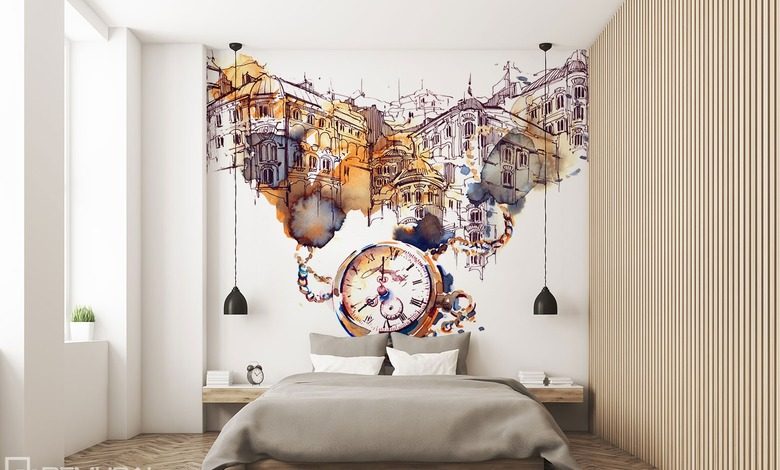 urban gentleness bedroom wallpaper mural photo wallpapers demural