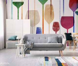 welcome to a land full of colors living room wallpaper mural photo wallpapers demural