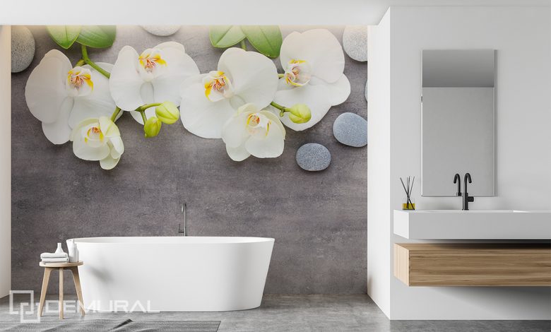 decoration for the spa salon at home enjoy the relaxation bathroom wallpaper mural photo wallpapers demural