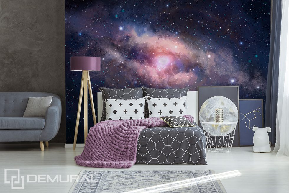 The great energy of the coloured nebula Cosmos wallpaper mural Photo wallpapers Demural