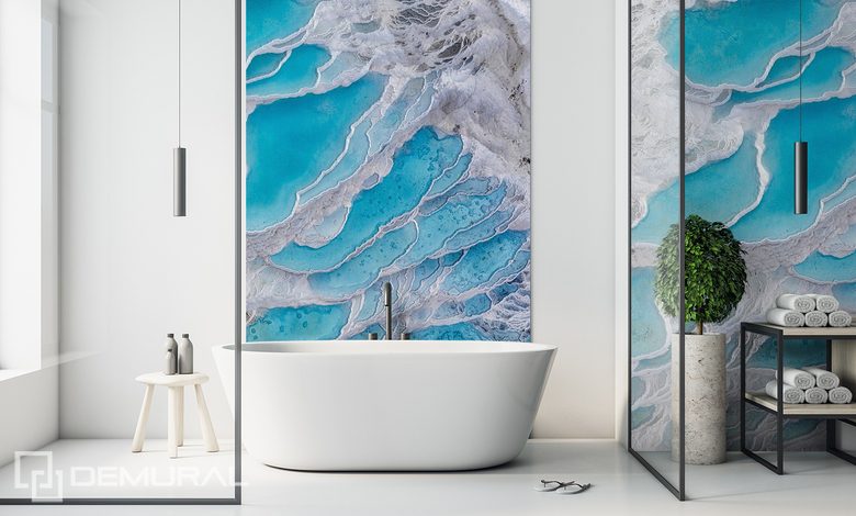 sea melange condensed beauty bathroom wallpaper mural photo wallpapers demural