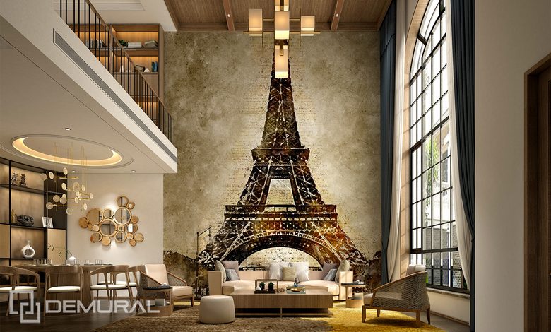 a big mural at home why not eiffel tower wallpaper mural photo wallpapers demural