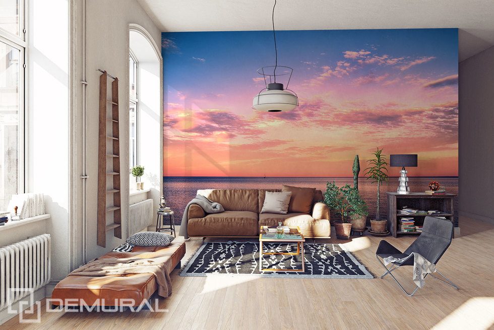 Let's meet at sunset Sunsets wallpaper mural Photo wallpapers Demural