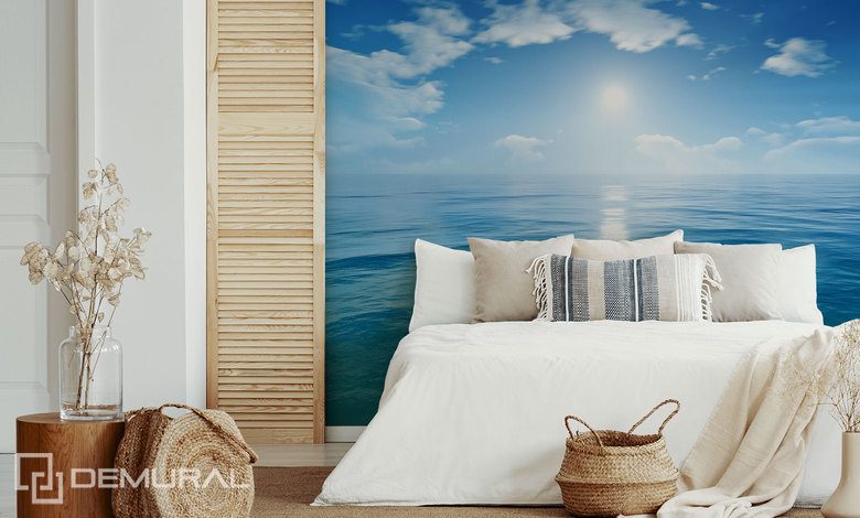 boundless sea and sky bedroom wallpaper mural photo wallpapers demural
